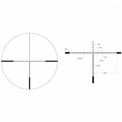 Trijicon Tenmile HX 6-24x50 SFP MOA w/Red LED Dot