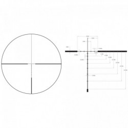 Trijicon Credo HX 1-6x24 Second Focal Plane w/Red LED Dot BDC Hunter .308
