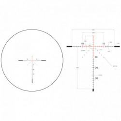 Trijicon Credo HX 2.5-10x56 Second Focal Plane w/Red MOA Precision