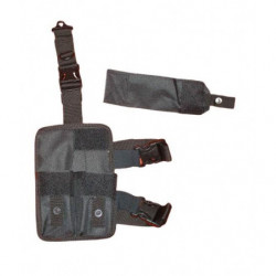 AK Double Magazine Drop Leg Pouch Black