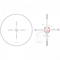 Trijicon Credo 1-6x24 Second Focal Plane BDC Red