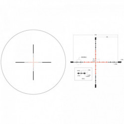 Trijicon Credo 3-9x40 Second Focal Plane MIL-Square Red