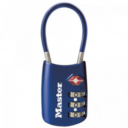 MasterLock TSA Single Combination Padlock Combo Blue