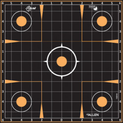 Allen EZ Aim 12"X12" Sight-In 5Pk