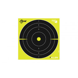 Allen EZ AIM Adhesive 8"X8" Bullseye 25Pk