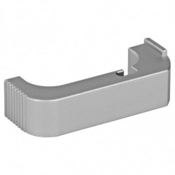 Bastion Extension Magazine Release for Glock Gen4 Silver