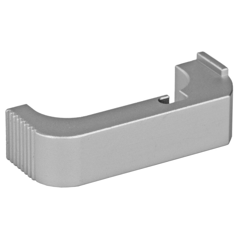 Bastion Extension Magazine Release for Glock Gen4 Silver