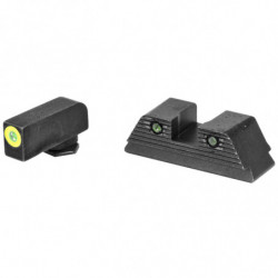 AmeriGlo Trooper for Glock Gen 5 17/19 Green/Lime