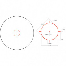 Trijicon MRO HD 1X25 Red Dot Lower 1/3 Co-Witness Mount