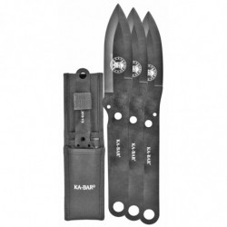 KABAR Throwing Knife Set 3 Pack w/Pouch