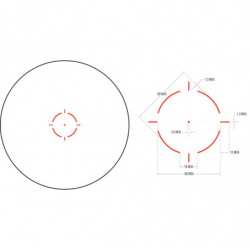 Trijicon MRO HD 2.0 1X25 68MOA Circle w/2MOA Center Dot