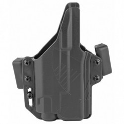 Raven Perun LC OWB Holster for Glock 19 w/TLR-7/8 Ambi Black