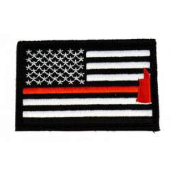 Various Embroidered Velcro backed Patches «Thin red line — axe»