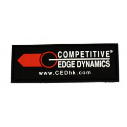 CED 2D PVC Velcro backed Patch Traditional logo