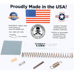 M-Carbo S&W M&P Shield Trigger Spring Kit 1.0 & 2.0 - 9mm,.357,.40 cal,.45 ACP