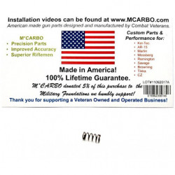 M-Carbo Browning X-Bolt Trigger Spring Kit