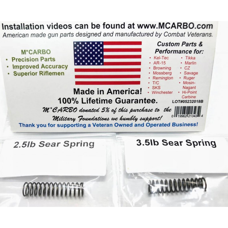 M-Carbo SKS Trigger Spring Kit