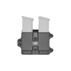 L.A.G. MCS Double Magazine Carrier 9/40 Full Black