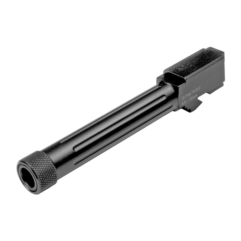 Lone Wolf AlphaWolf Threaded Barrel for Glock 20 10mm Black Matte