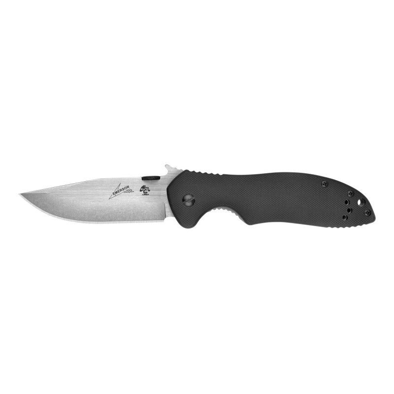 Kershaw Emerson CQC-6K D2 Satin Blasted Stainless Black Handles