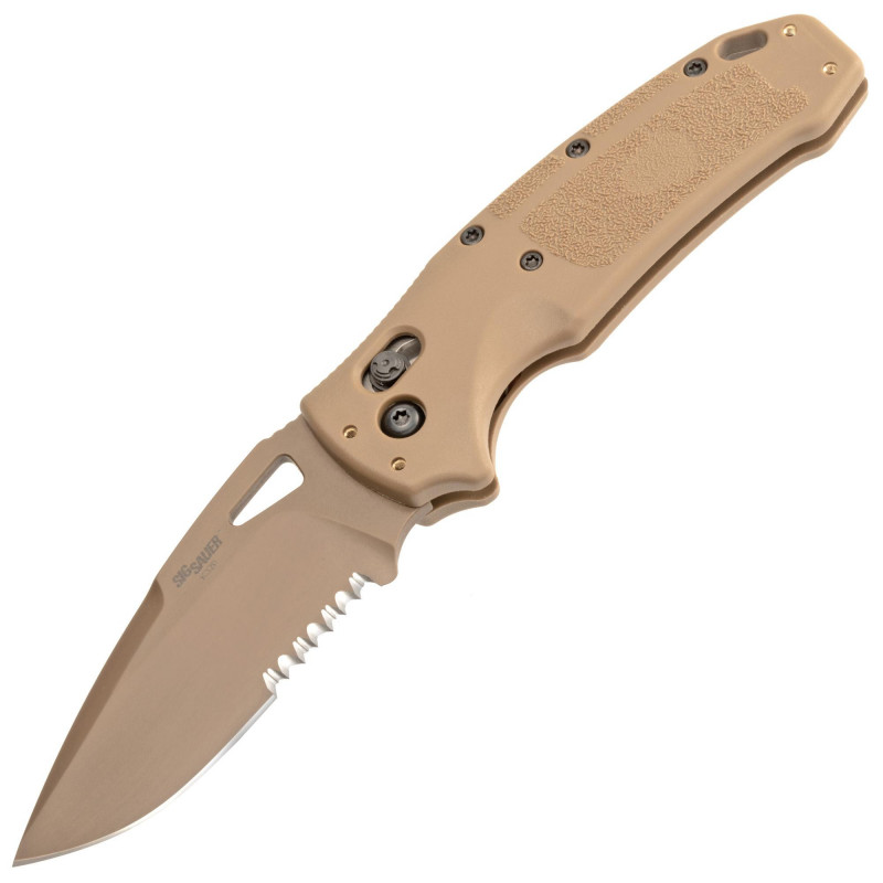 Hogue SIG K320 M17 3.5" Drop Point Blade Coyote Tan