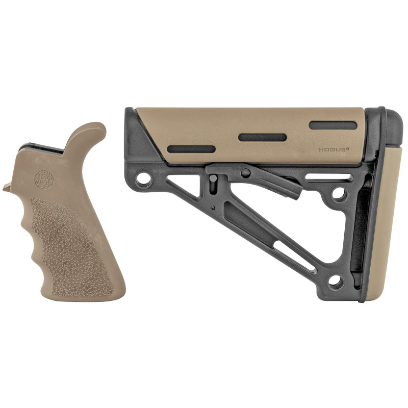 Hogue AR-15 Kit Pistol Grip & Stock Mil Spec FDE