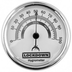 Lockdown Hygrometer Silver