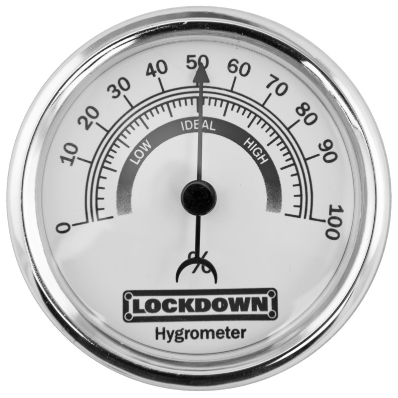 Lockdown Hygrometer Silver