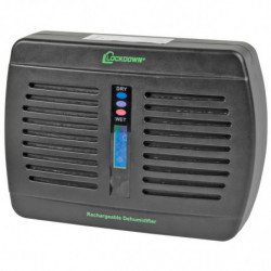 Lockdown Rechargeable Dehumidifier Black