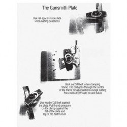 EGW Gunsmith Plate w/ Instructions