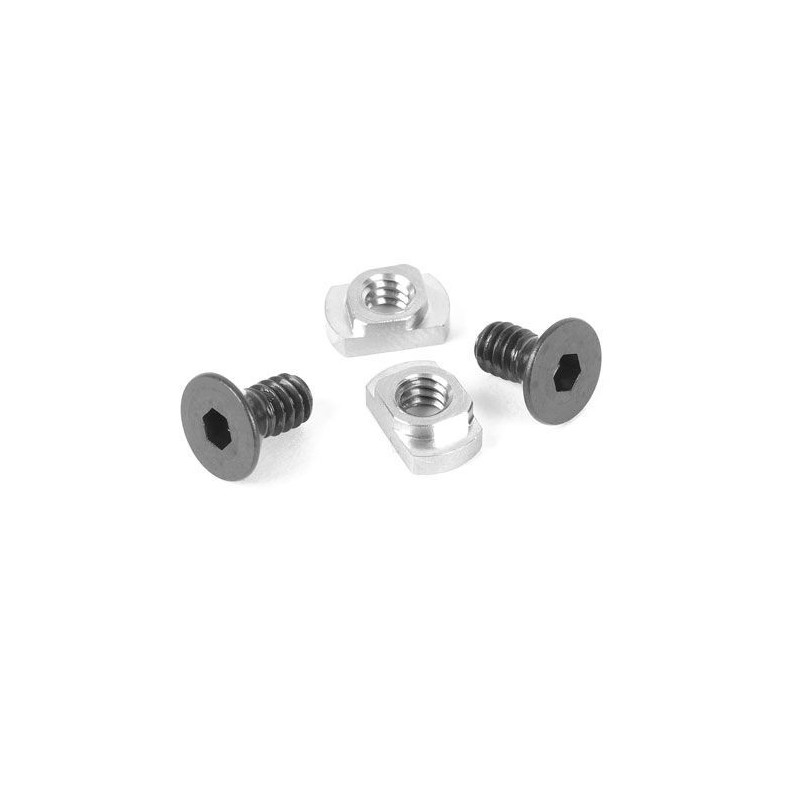 EGW M-LOK Nuts Stainless (2 Pack) With Screws