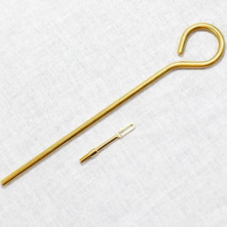 Dewey 6-LB Brass Rod-One piece/brass patch loop