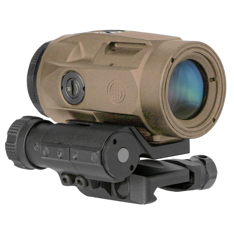 SIG JULIET Micro Magnifier 3X22 FDE Flip-to-Side Mount