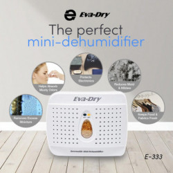 Eva-Dry 333 Mini Dehumidifier White