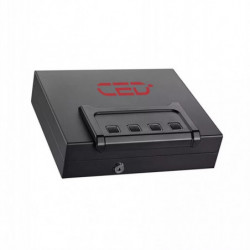 CED Edge Drawer Safe w/Key Lock & 4-Digit Access Entry