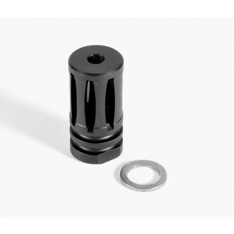 EGW AR Compensator Pre-ban Carbine w/ Washer 1/2 x 36 Bored for 9mm