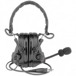 3M/Peltor ComTac V Electronic Earmuff Headband w/Dynamic Mic Black