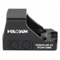 Holosun 507K-X2 Green Dot 32 MOA Ring & 2 MOA Dot