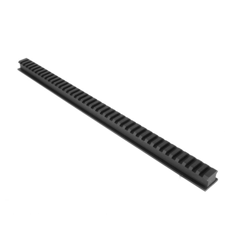 EGW HD Picatinny Rail Blank 7075 Aluminum Black Anodize 16"