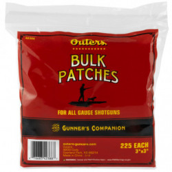 Outers Bulk Pack Shotgun Cleaning Patches 225 Count