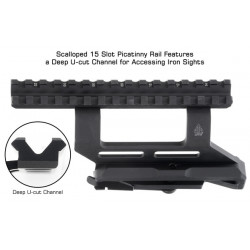 UTG N-PAP15 Slots AK Side Quick-detach Lever Mount M70