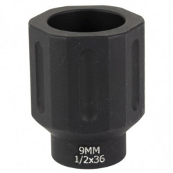 BAD 9mm HEX Flashcan Blast Diverter 1/2X36 Threaded