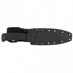 SOG Seal Pup Black 4.75" Partially Serrated Kydex