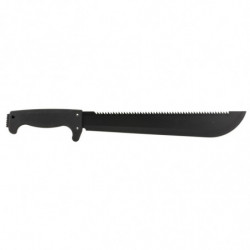 SOG SOGfari Machete Straight/Saw Back Edge Black Kraton Handle 13"