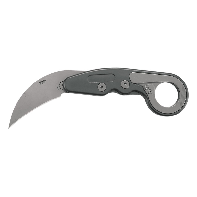 Columbia River Provoke Compact 2.26" Silver Plain Blade Aluminum Handle