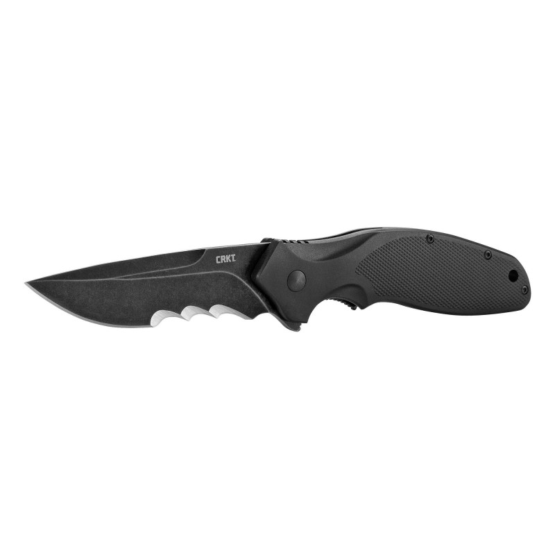 Columbia River Shenanigan w/Veff Serrations Black 3.35" Blade