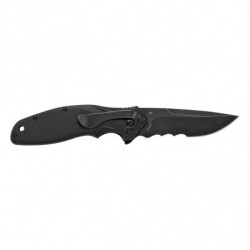 Columbia River Shenanigan w/Veff Serrations Black 3.35" Blade