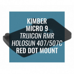 EGW Red Dot Mount for Kimber Micro 9 (Trijicon RMR / SRO, Holosun 407c / 507c )