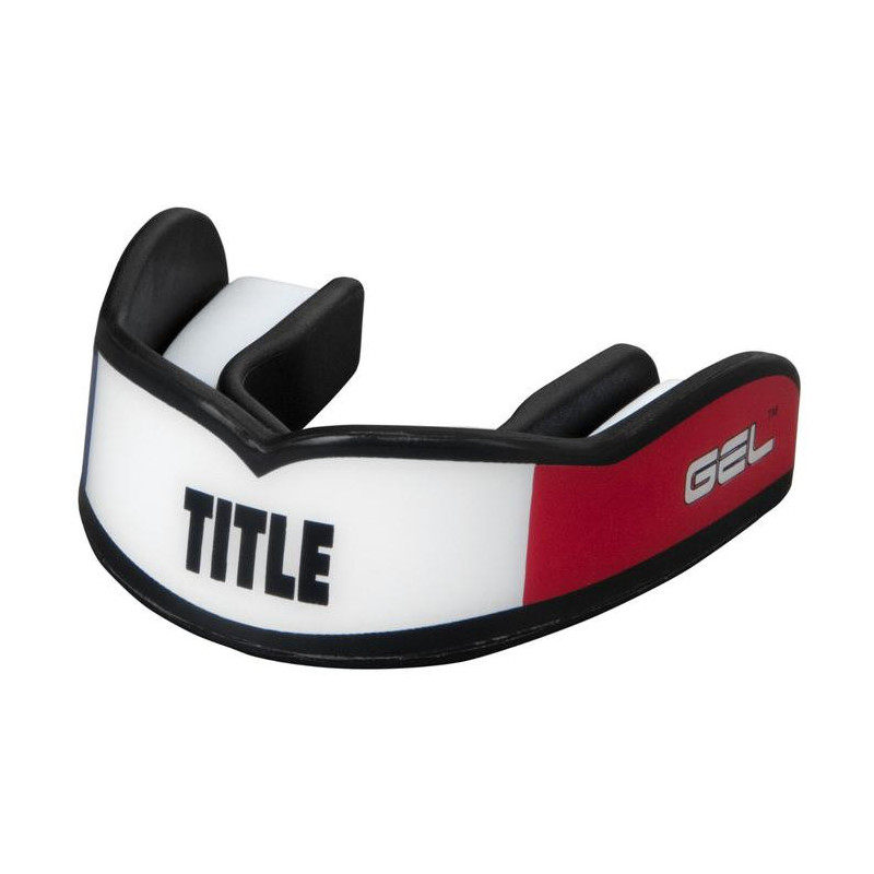 Title GEL Max Channel Pride Mouthguard Red/White/Blue USA