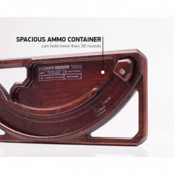 AK/AR Magazine Loader by Podavach. Natural Wood/Brown.